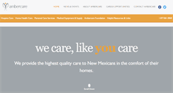 Desktop Screenshot of ambercare.com